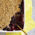 dairy free fruit crisp.