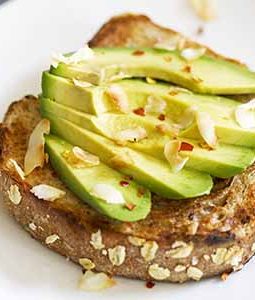 avocado coconut toast