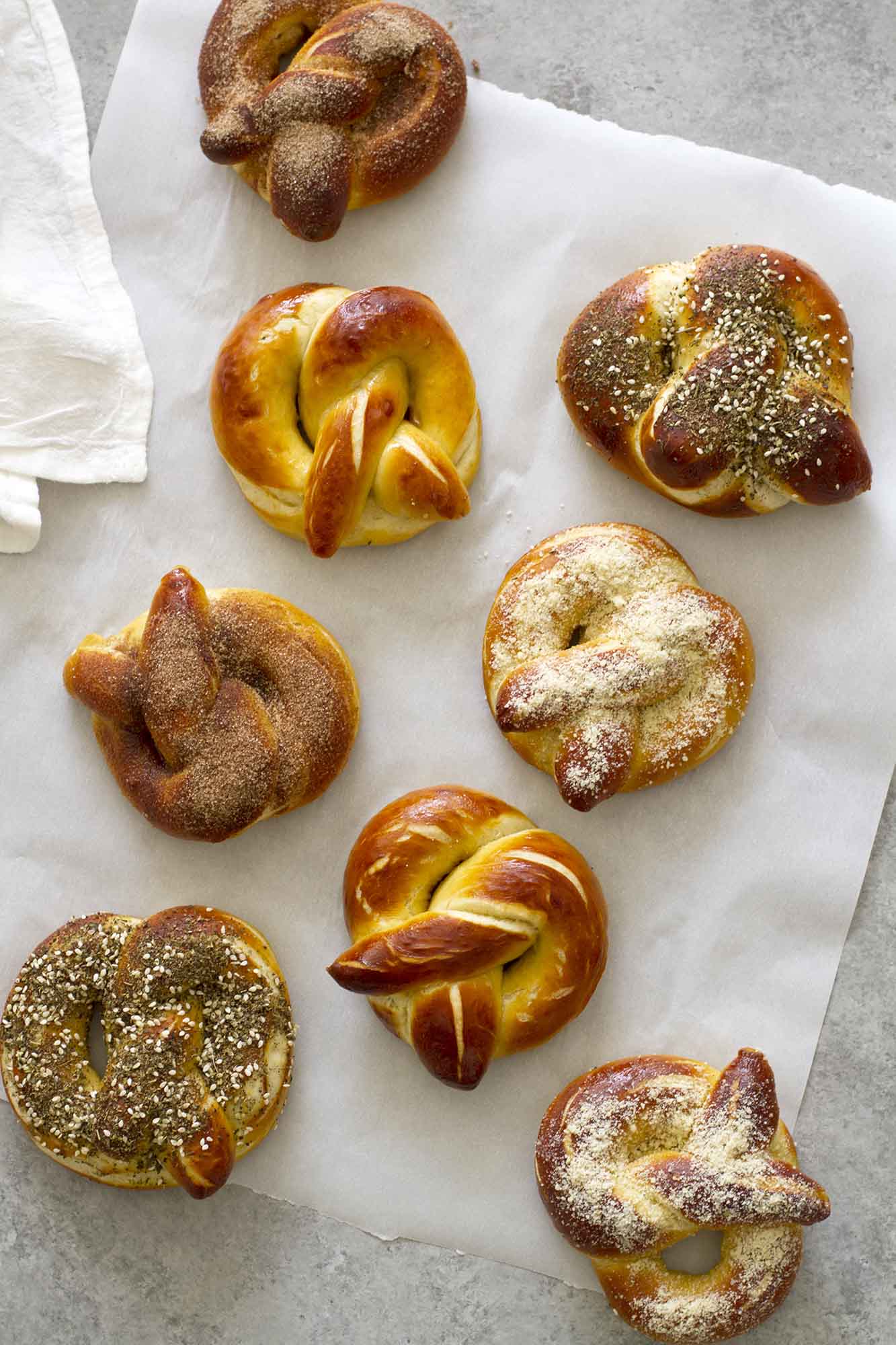 homemade soft pretzels