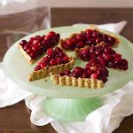 cranberry tart.