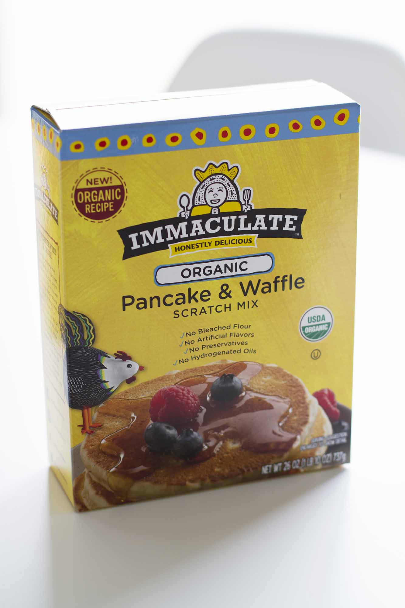 immaculate baking pancake waffle mix box