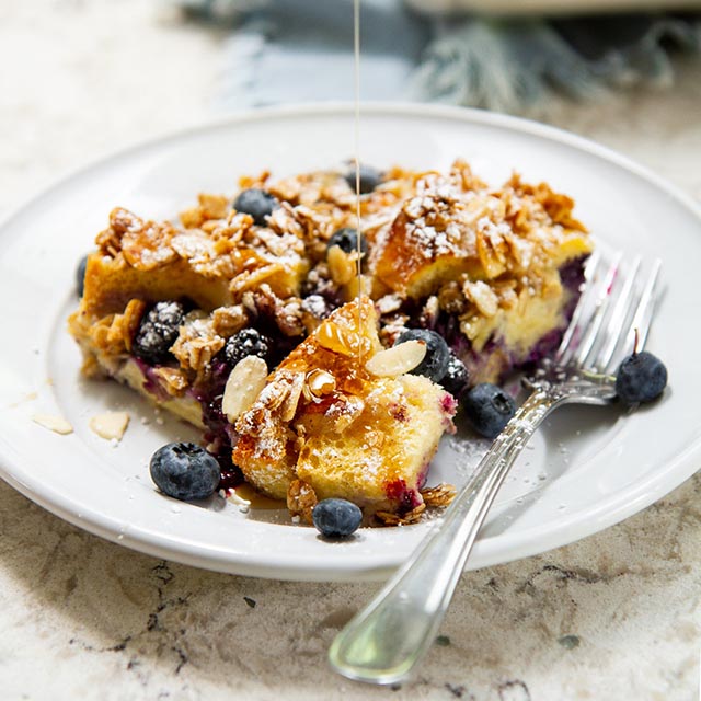 Blueberry Brioche French Toast Casserole Girl Versus Dough