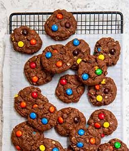 brownie monster cookies