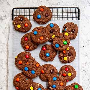 brownie monster cookies.