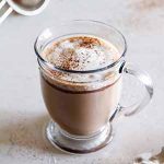 chocolate hazelnut latte.
