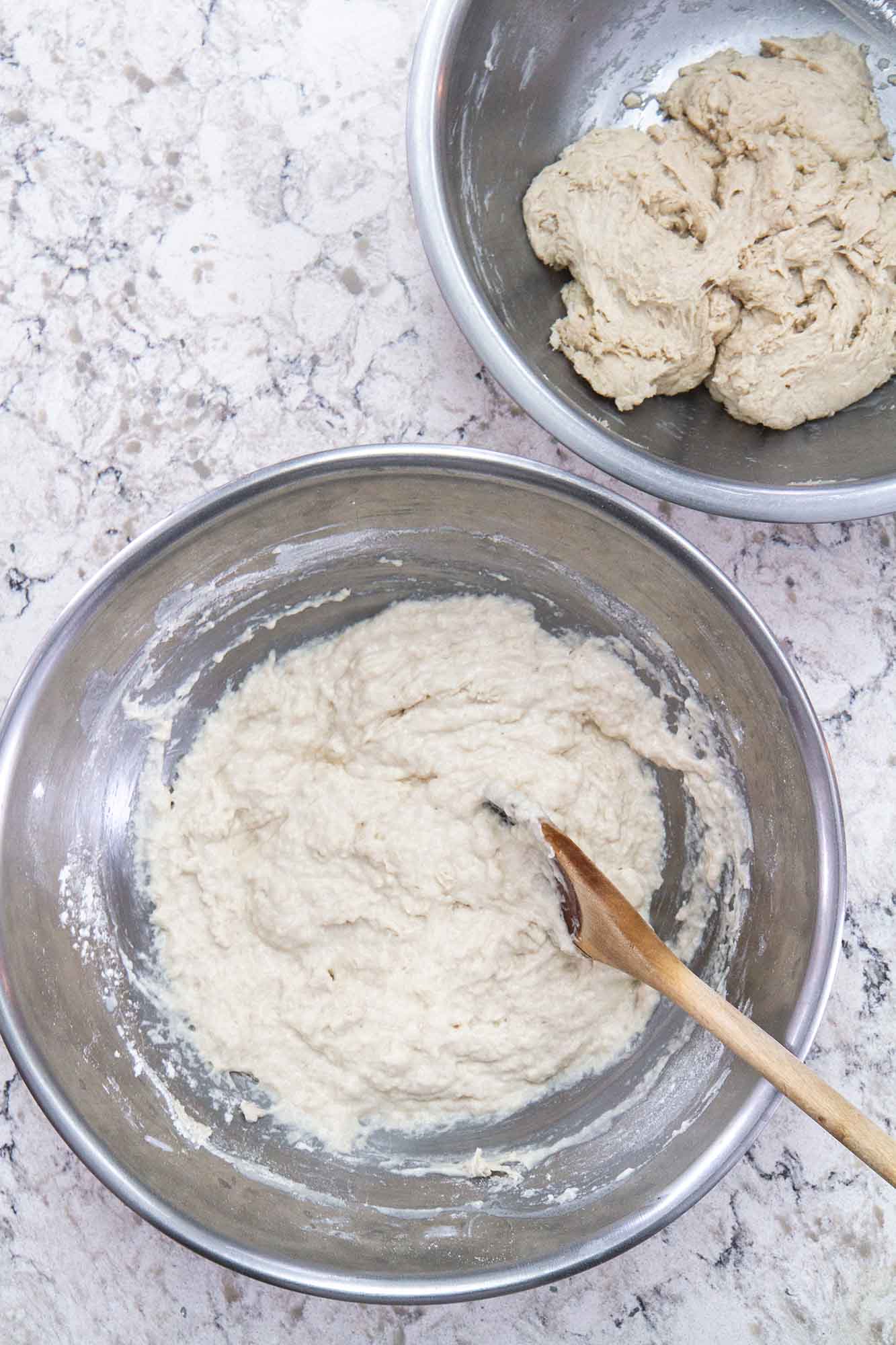 no knead ciabatta dough