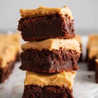 fudgy brownies with cashew butter frosting