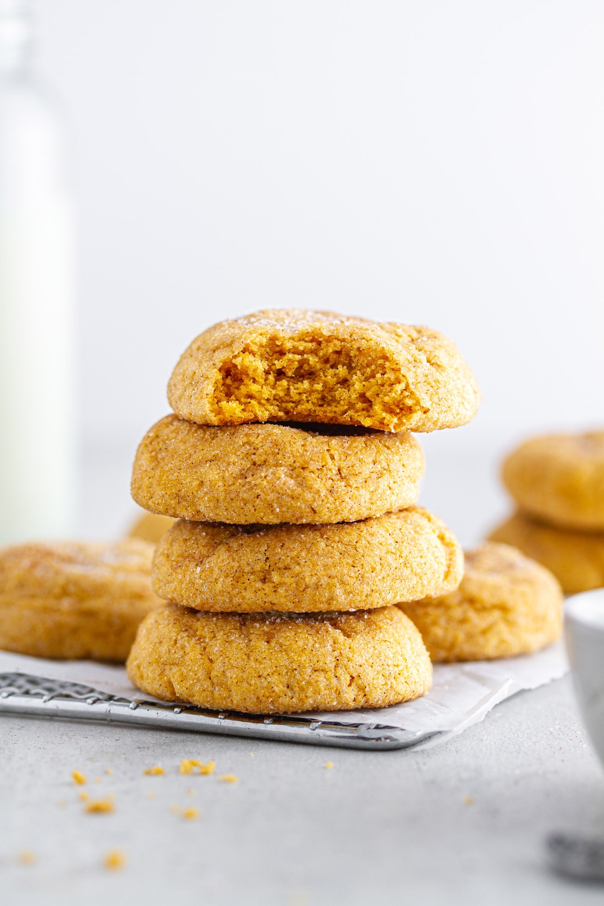 Pumpkin Snickerdoodles Cookie Recipe | Girl Versus Dough