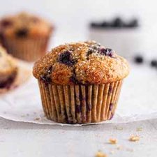 Sourdough Blueberry Muffins-image