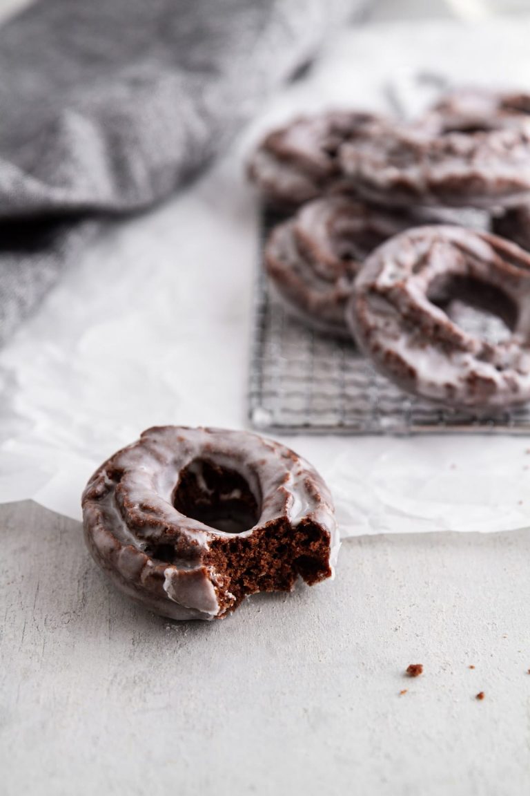 Chocolate Old-Fashioned Donuts Recipe | Girl Vs Dough