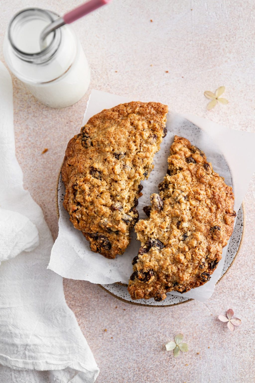 Giant OatmealRaisin Cookies Recipe Girl Vs Dough