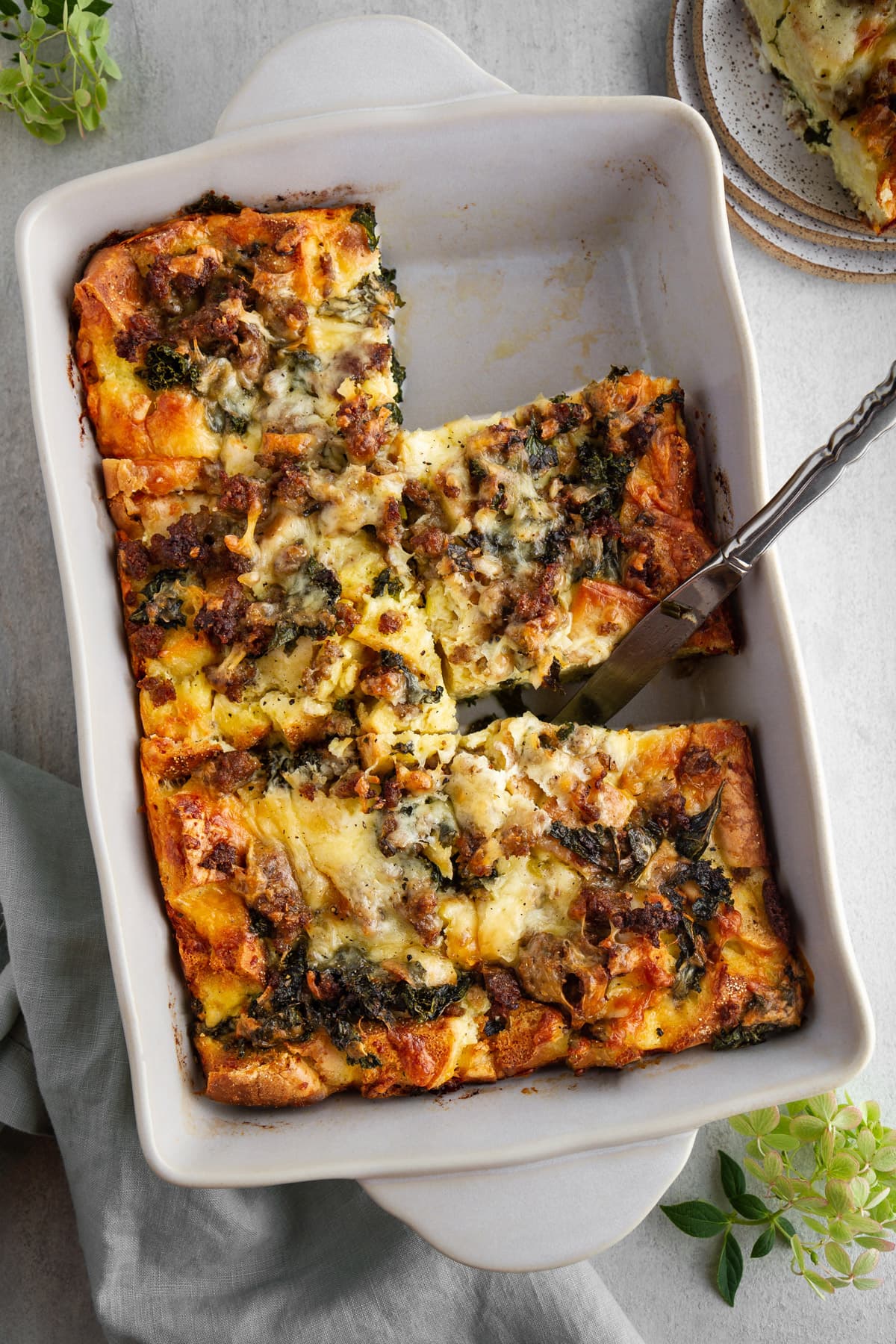 English Muffin Egg Bake Recipe Girl Versus Dough