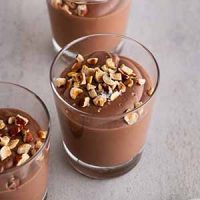 Nutella pudding in a cup