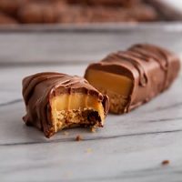 twix bar with a bite taken out of it