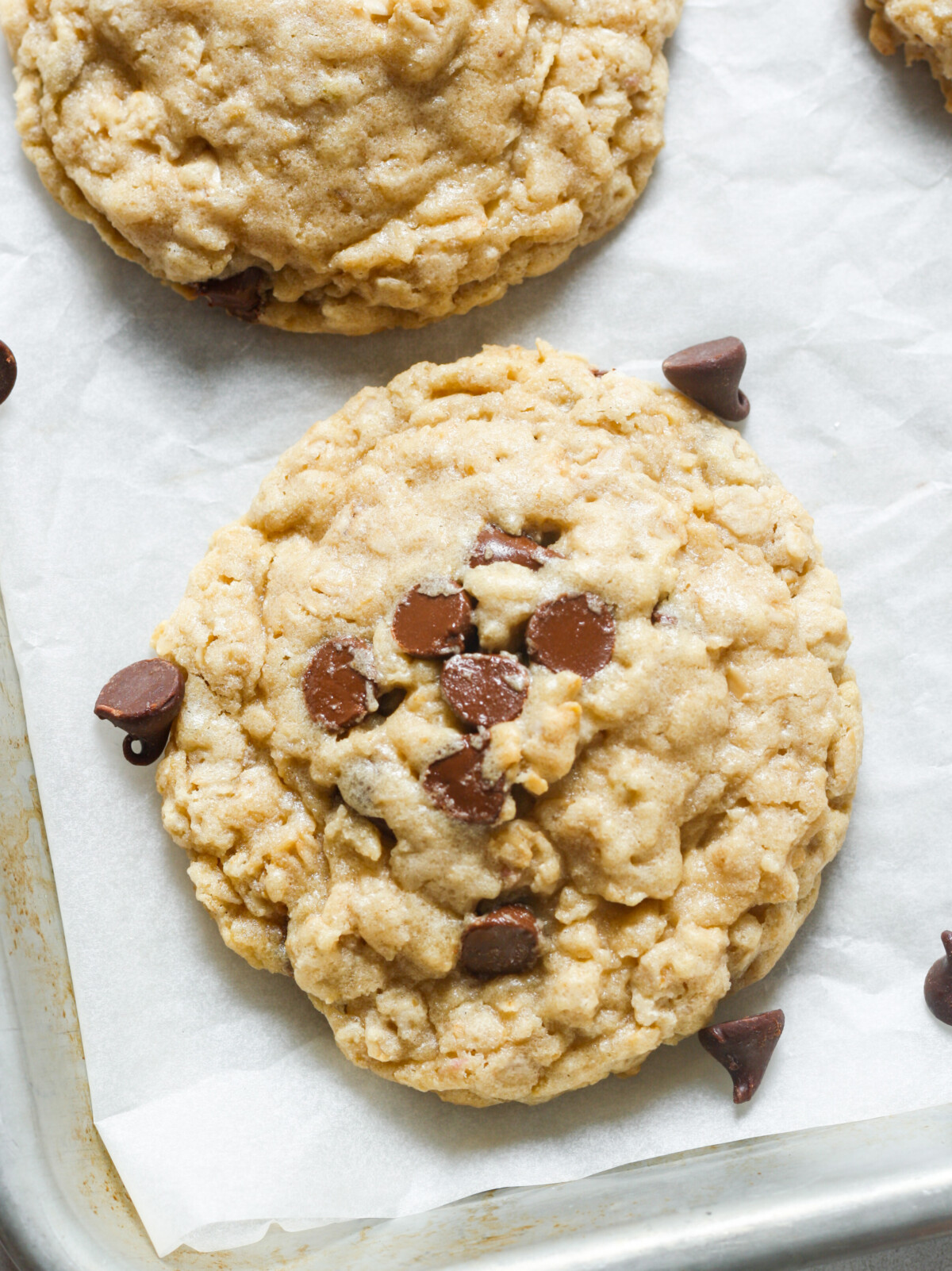 Oatmeal chocolate chip cookies.