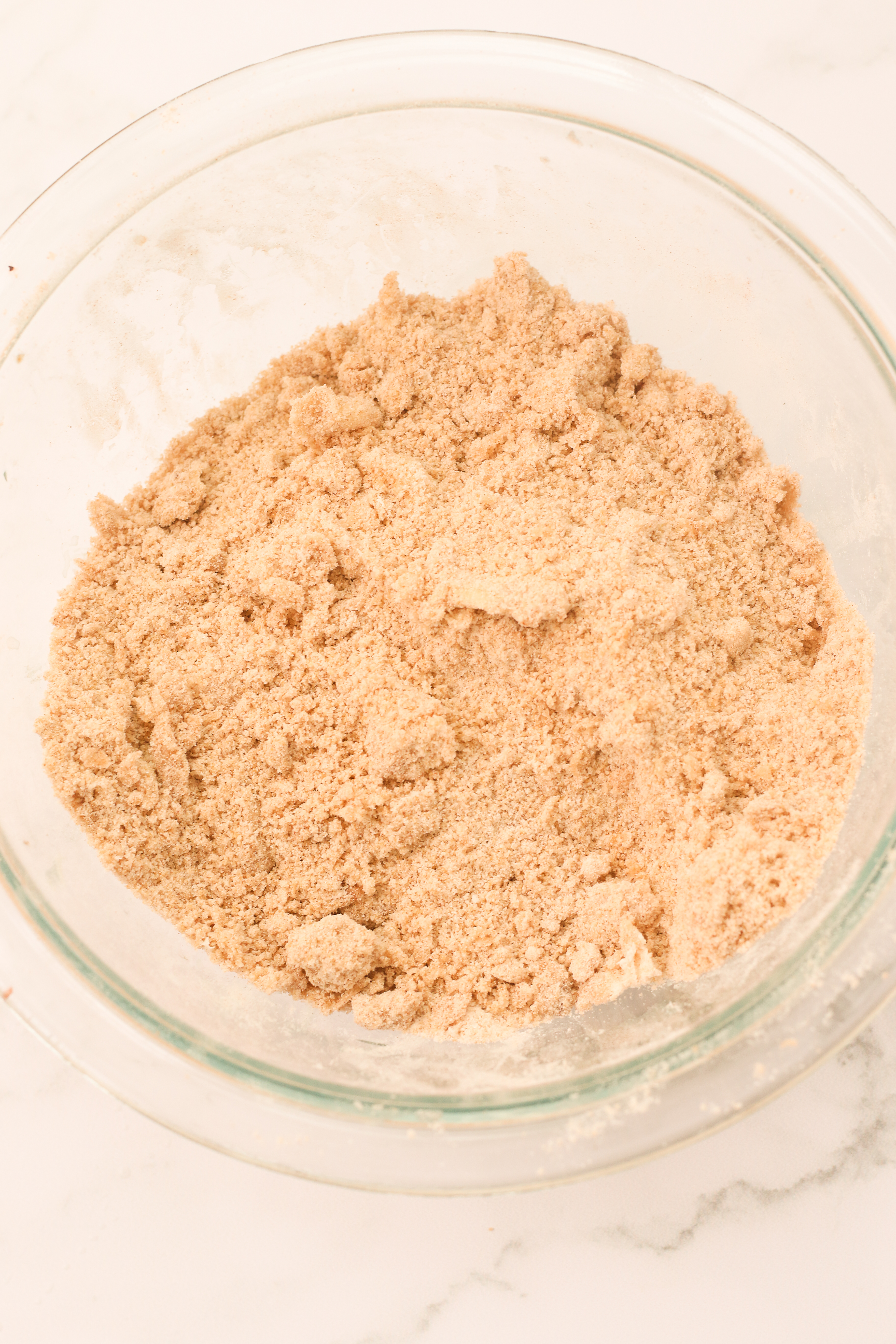 Streusel topping mixture.