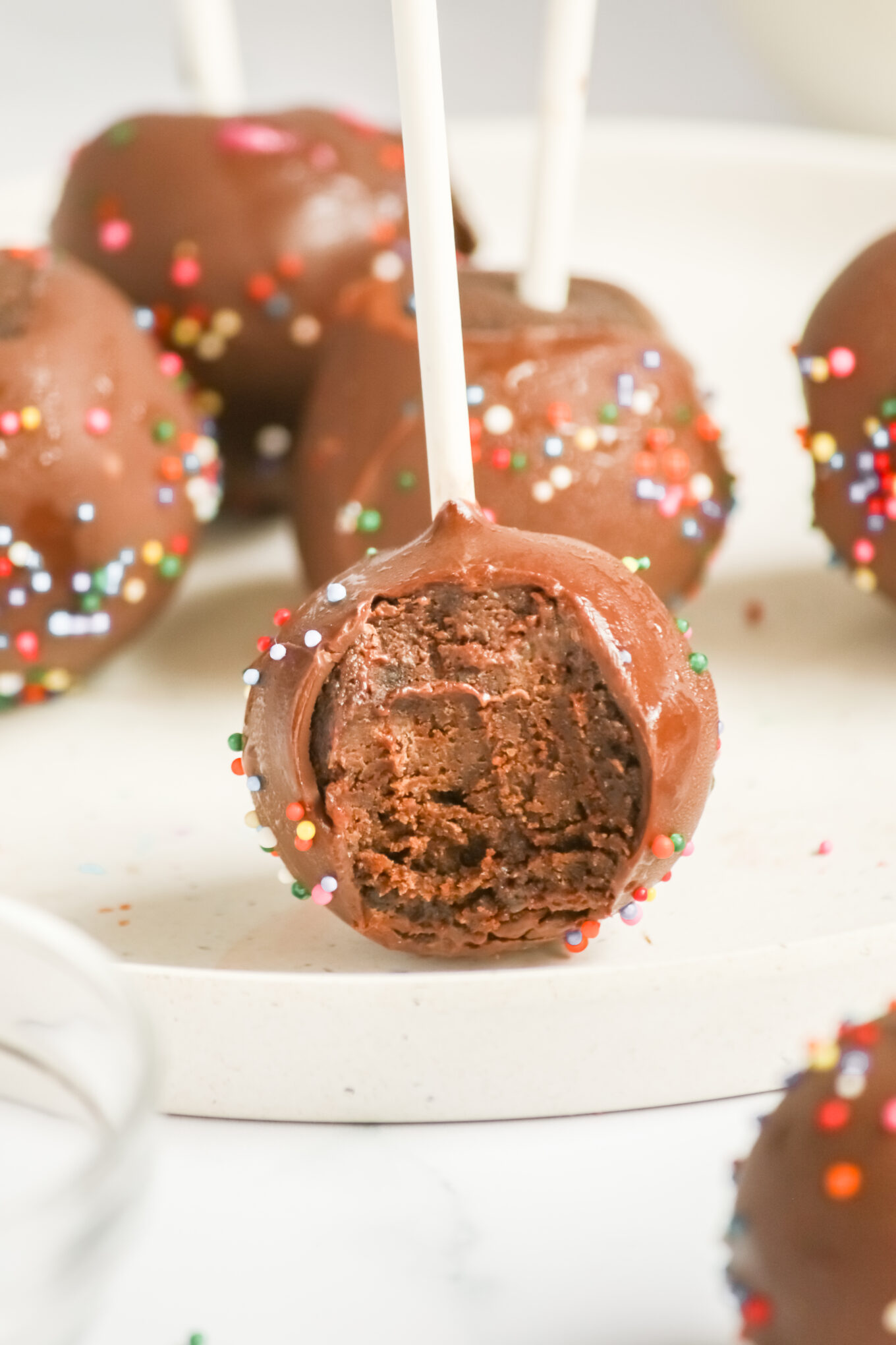 Chocolate Cake Pops - Girl Versus Dough