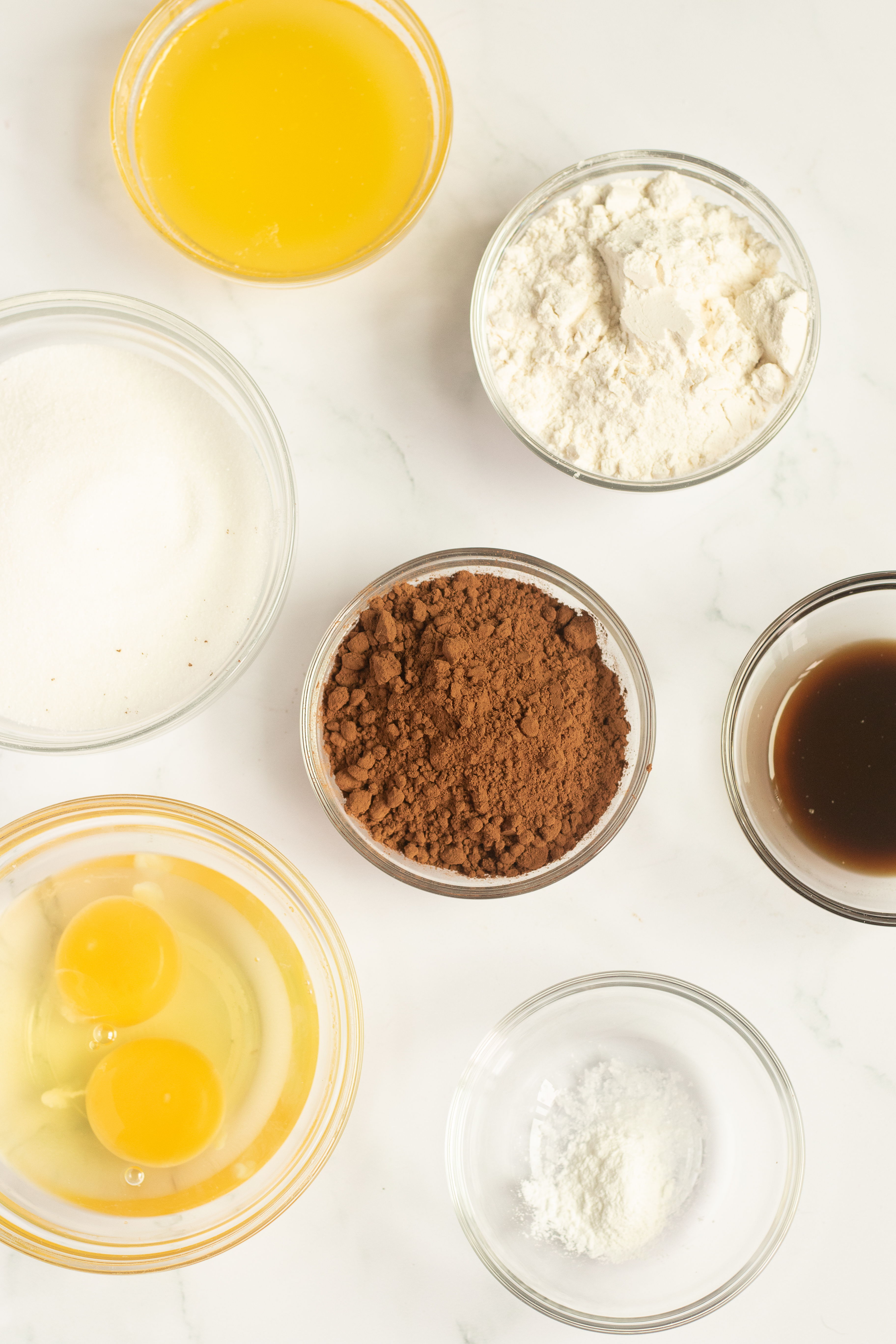 Ingredients for brookies.