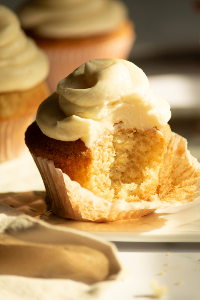 Vanilla cupcake recipe.