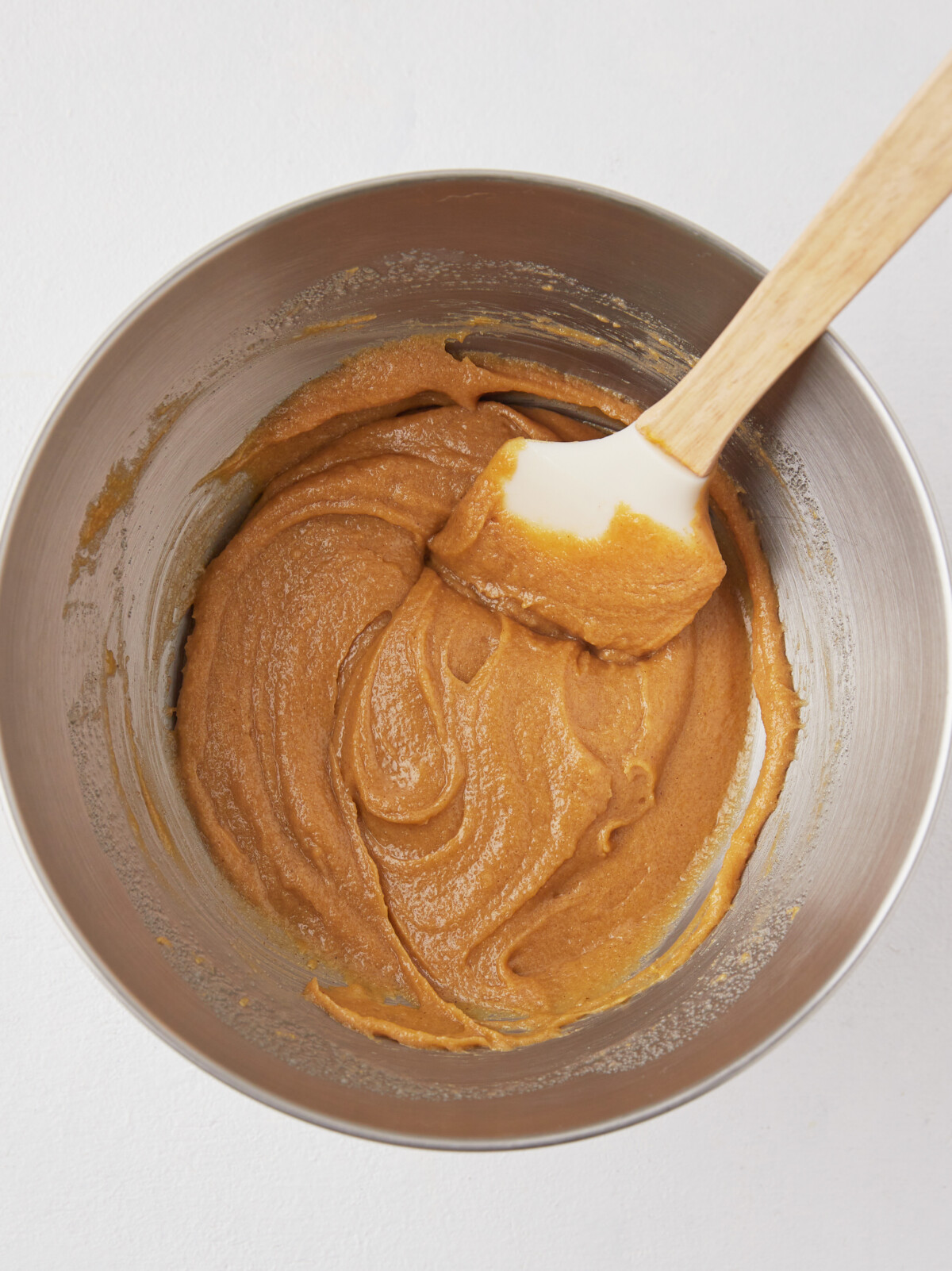 Smooth creamy dough.