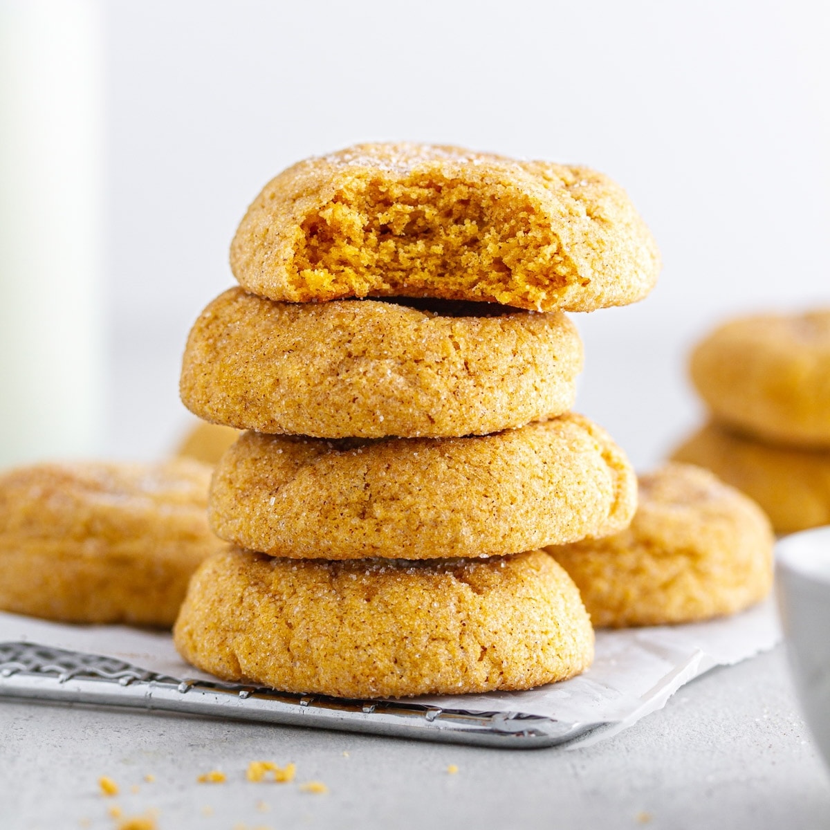 Pumpkin Snickerdoodles Cookie Recipe - Girl Versus Dough