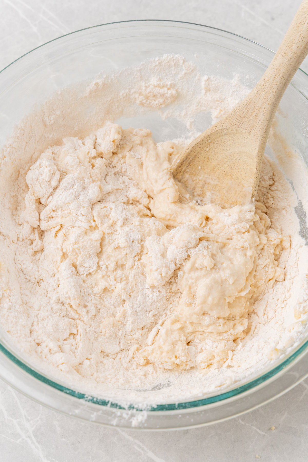 Dough in bowl.