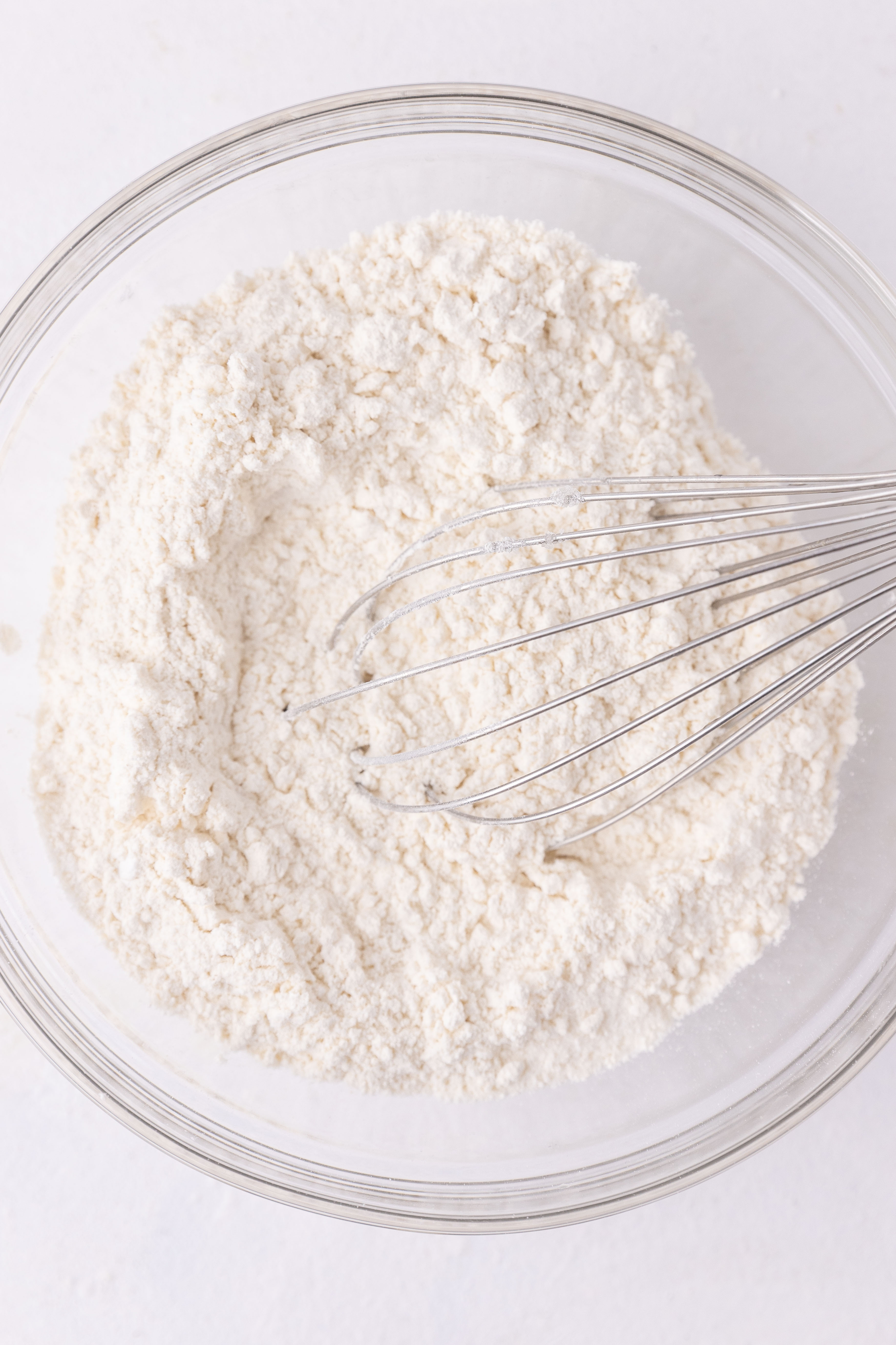 Whisk with flour.
