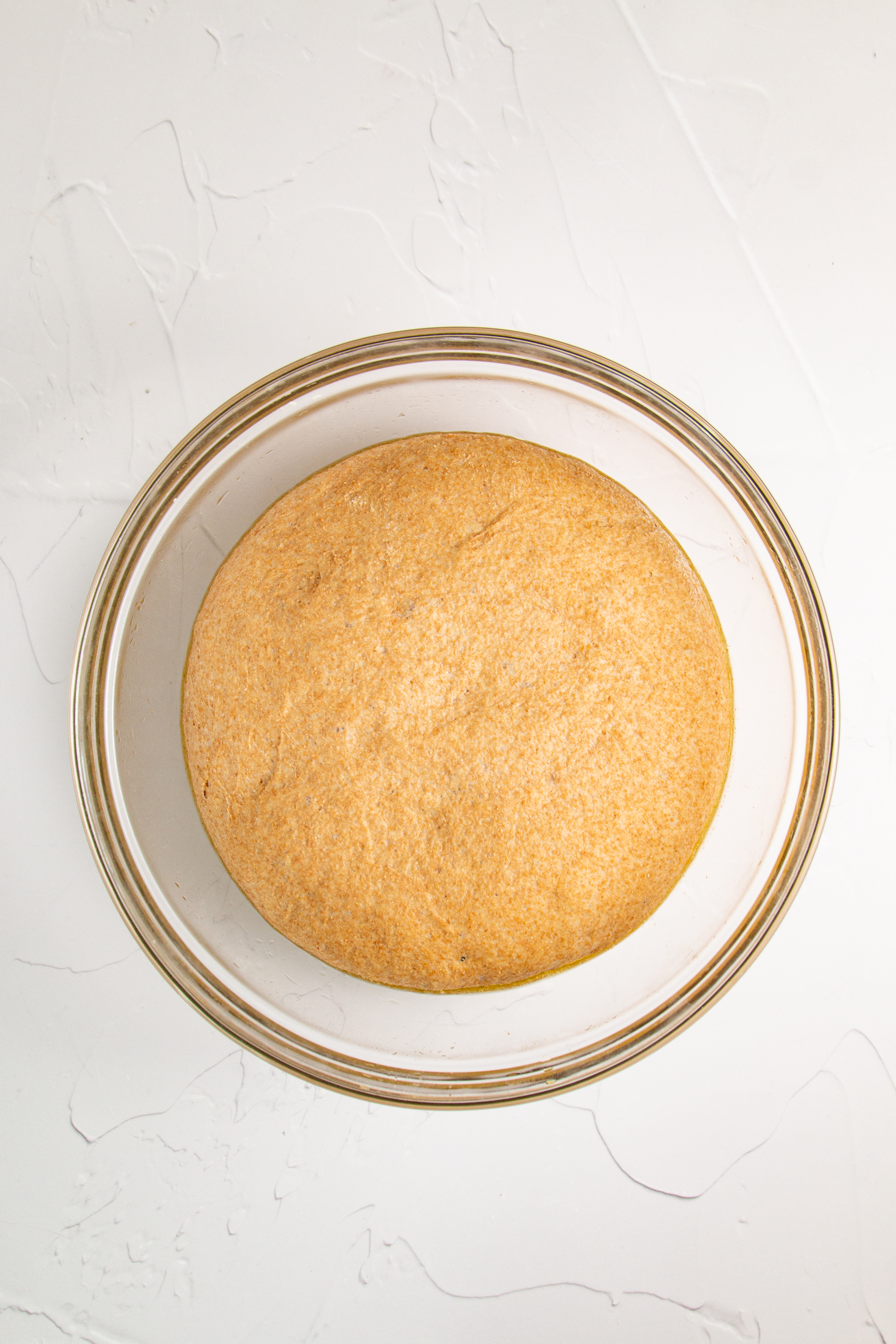 Whole wheat batter in bowl.