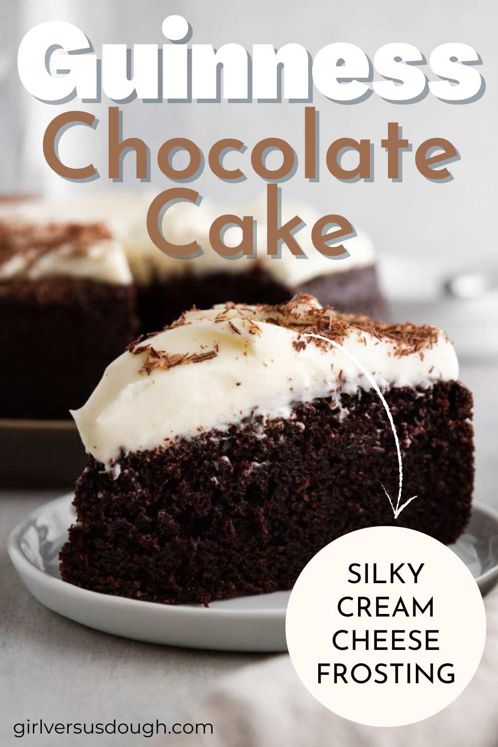 Chocolate Guinness Cake Recipe Girl Vs Dough Guinness Chocolate Cake Pin 1 