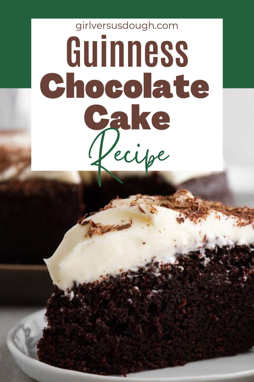 Chocolate Guinness Cake Recipe Girl Vs Dough Guinness Chocolate Cake Pin 2 