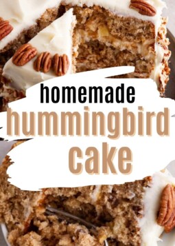 Cake with slice taken out and a fork digging in.