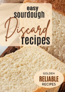sourdough discard recipes including sourdough sandwich bread.