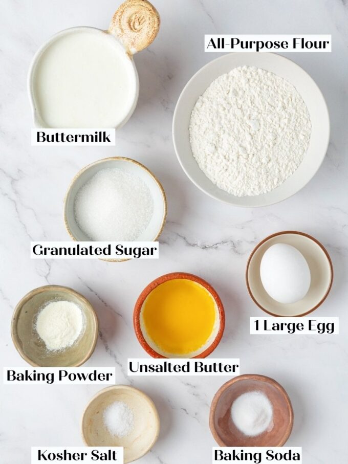 Just a handful of pantry staples is all this one-bowl buttermilk pancake recipe needs.