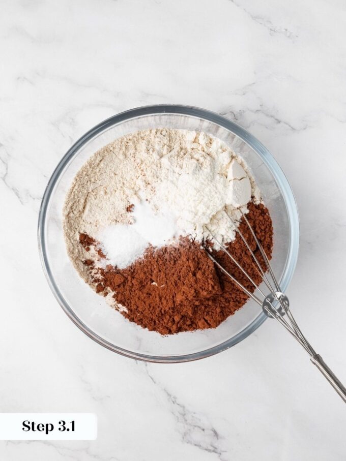 Oat flour as the only flour keeps this gluten free chocolate banana bread free of grit.