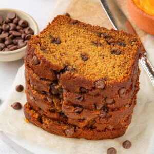 A third square option gives editors a chip-packed stack to feature for chocolate chip pumpkin bread.