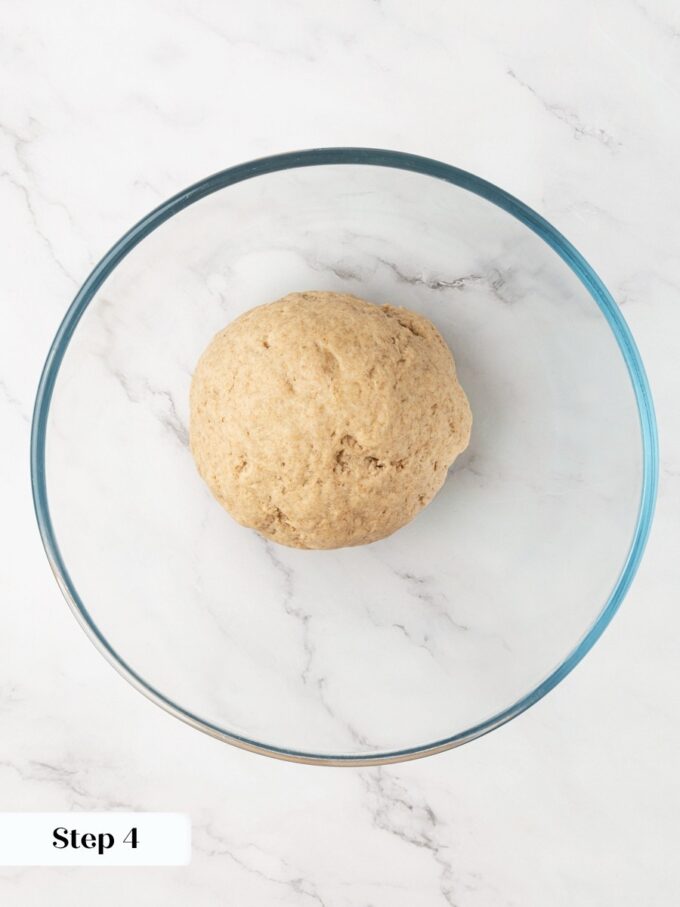 An hour at room temperature relaxes the knackebrod dough so it rolls thin without tearing.