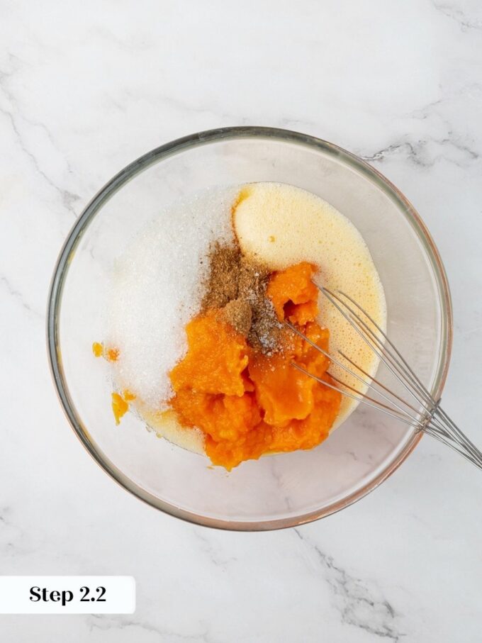 Pumpkin pie spice gives the bottom pumpkin pecan pie layer its warm, familiar fall flavor.