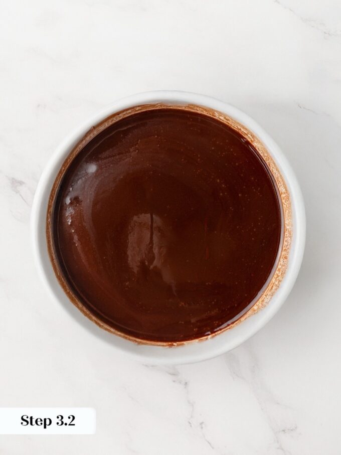 Gentle heat keeps the chocolate from seizing, protecting the fudgy body of these sourdough discard brownies.
