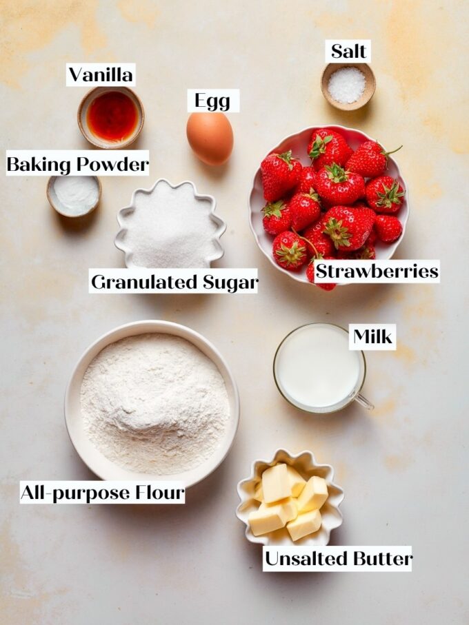 Simple pantry staples and ripe berries are all this easy strawberry muffin recipe needs.
