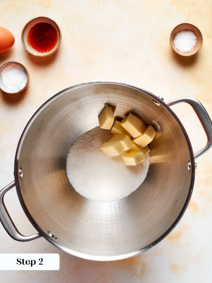 Creaming softened butter with sugar builds the tender, fluffy base every strawberry muffin recipe needs.