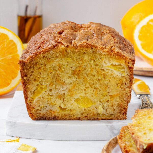 Blood orange or Cara Cara would make this orange bread even more fragrant than navels do.