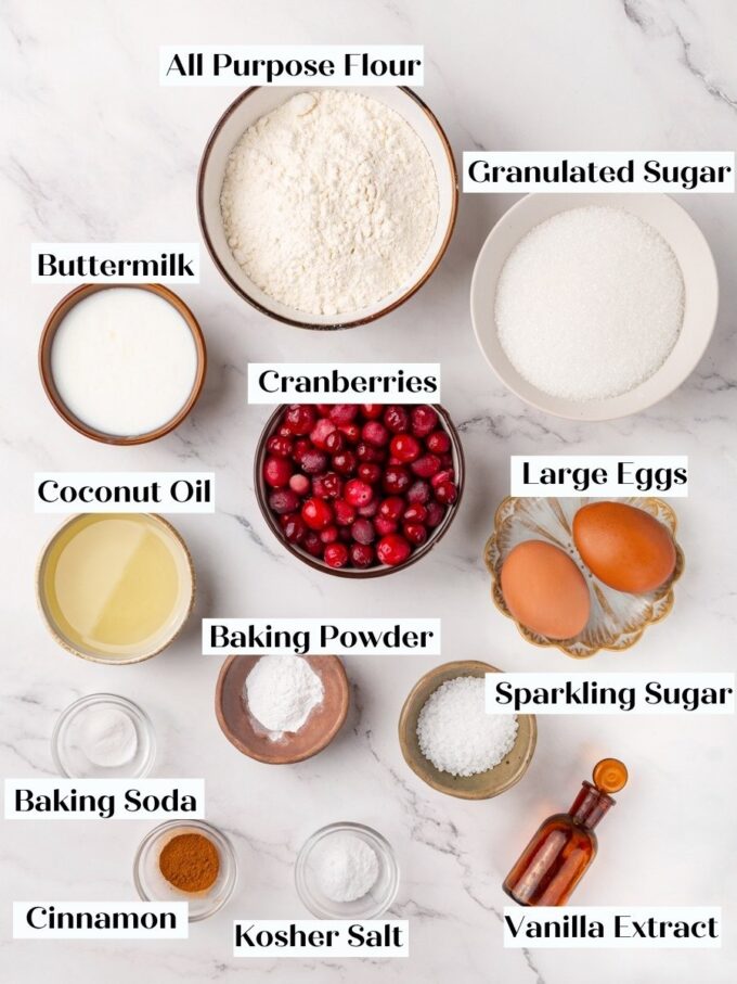 Ten pantry staples plus fresh fruit are all this cranberry bread recipe asks you to gather.