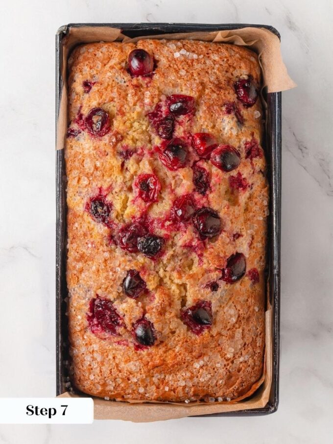 Sanding sugar melts into the crunchy cranberry bread top that coarser turbinado never quite achieves.