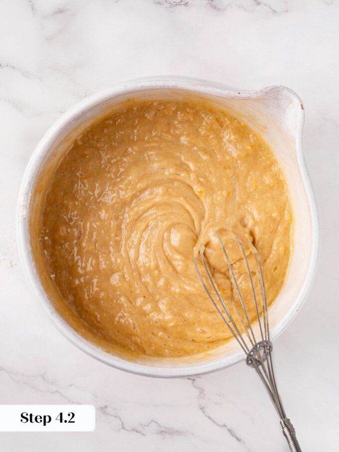 Stopping the moment streaks vanish keeps gluten low and the cranberry bread crumb tender.