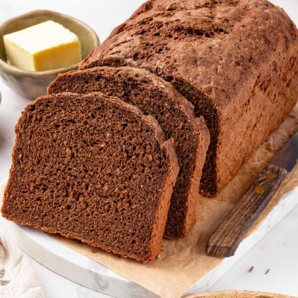 Cocoa and molasses darken this Russian black bread without making it taste like chocolate.