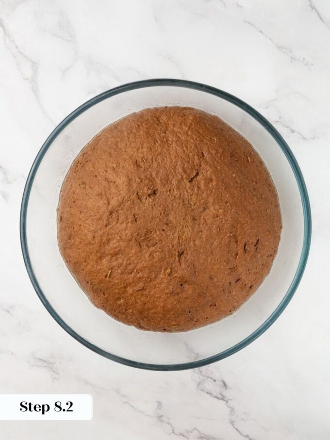 Waiting until the dough truly doubles gives Russian black bread a lighter, more even crumb.
